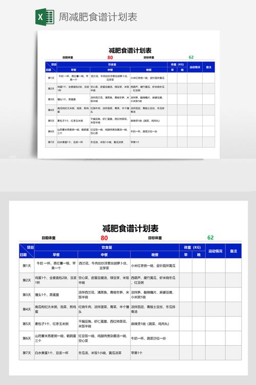 制定减肥运动项目计划表，轻松瘦身不再难(2)