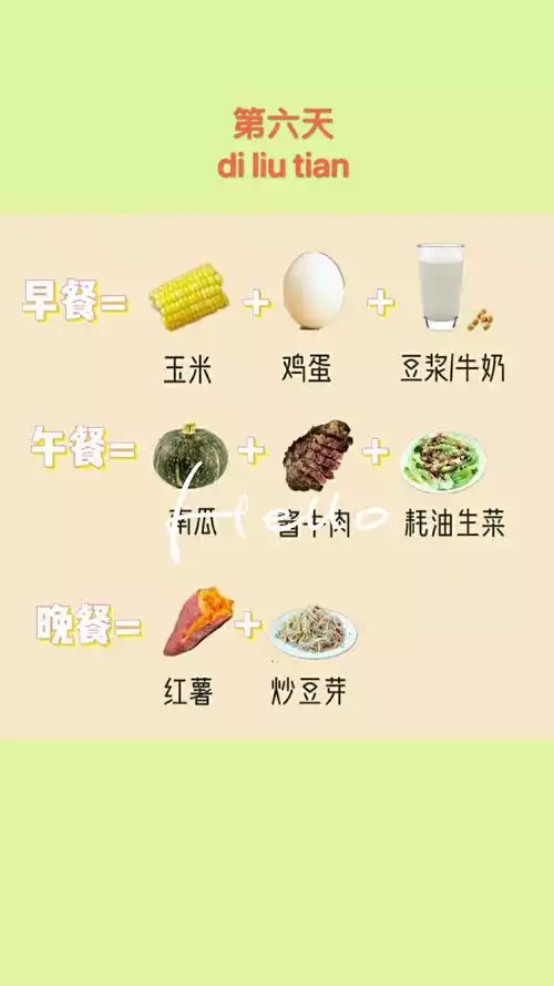 科学减肥学校：一周瘦10斤的减肥食谱(1)